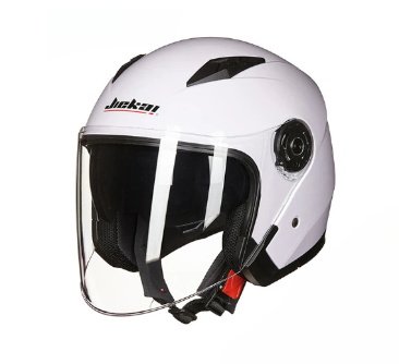 NNEOBA Men's Dual Lens Motorcycle Half Helmet